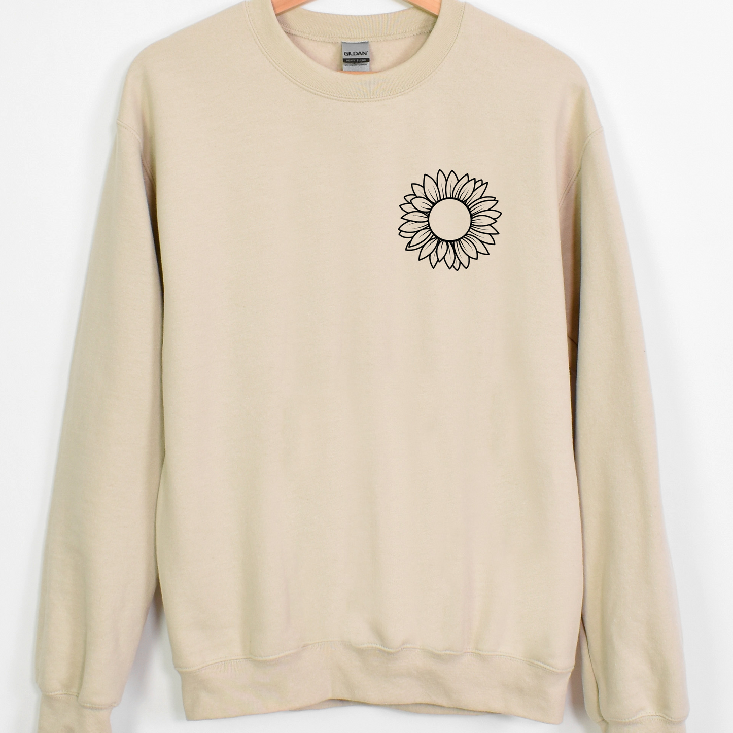 Sunflower Pocket Design Full Color DTF Transfer