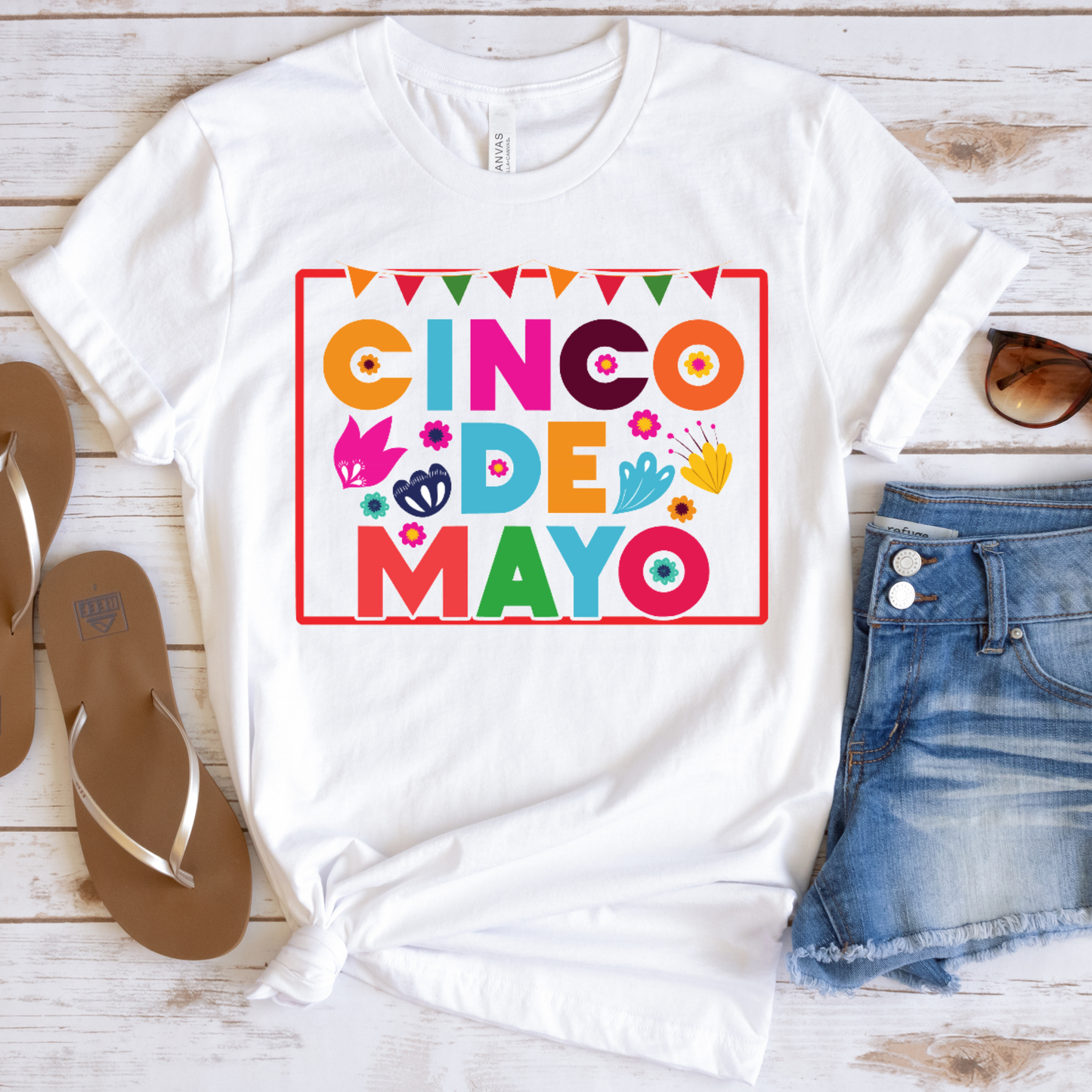 Colorful Cinco De Mayo (In Box) Full Color DTF Transfers