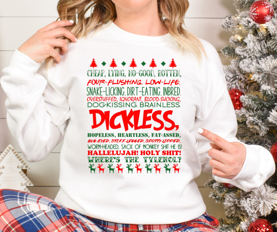 Cheap Lying No Good Rotten… (Dickless) Christmas Vacation Full Color DTF Transfer