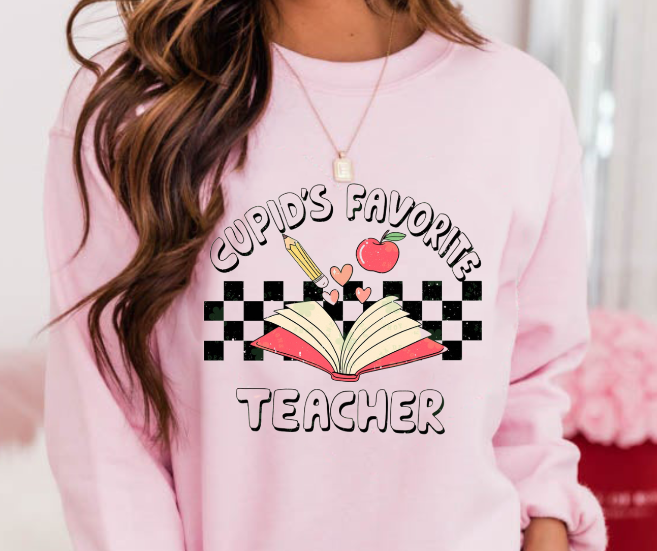 Cupids Favorite Teacher Full Color DTF Transfer