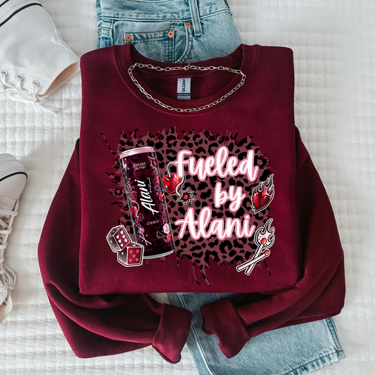 Fueled By Alani (Cherry Bomb) Full Color DTF Transfer