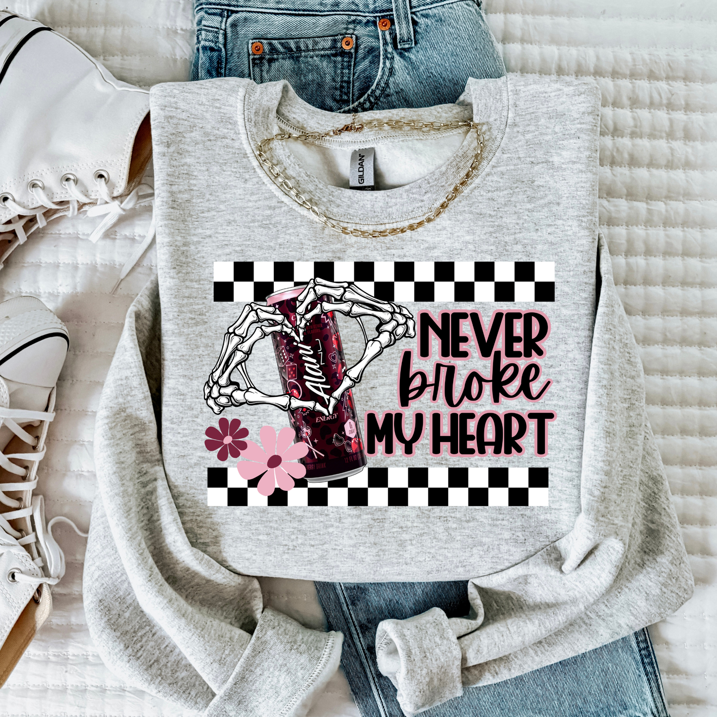 Alani Never Broke My Heart (Cherry Bomb) Full Color DTF Transfer