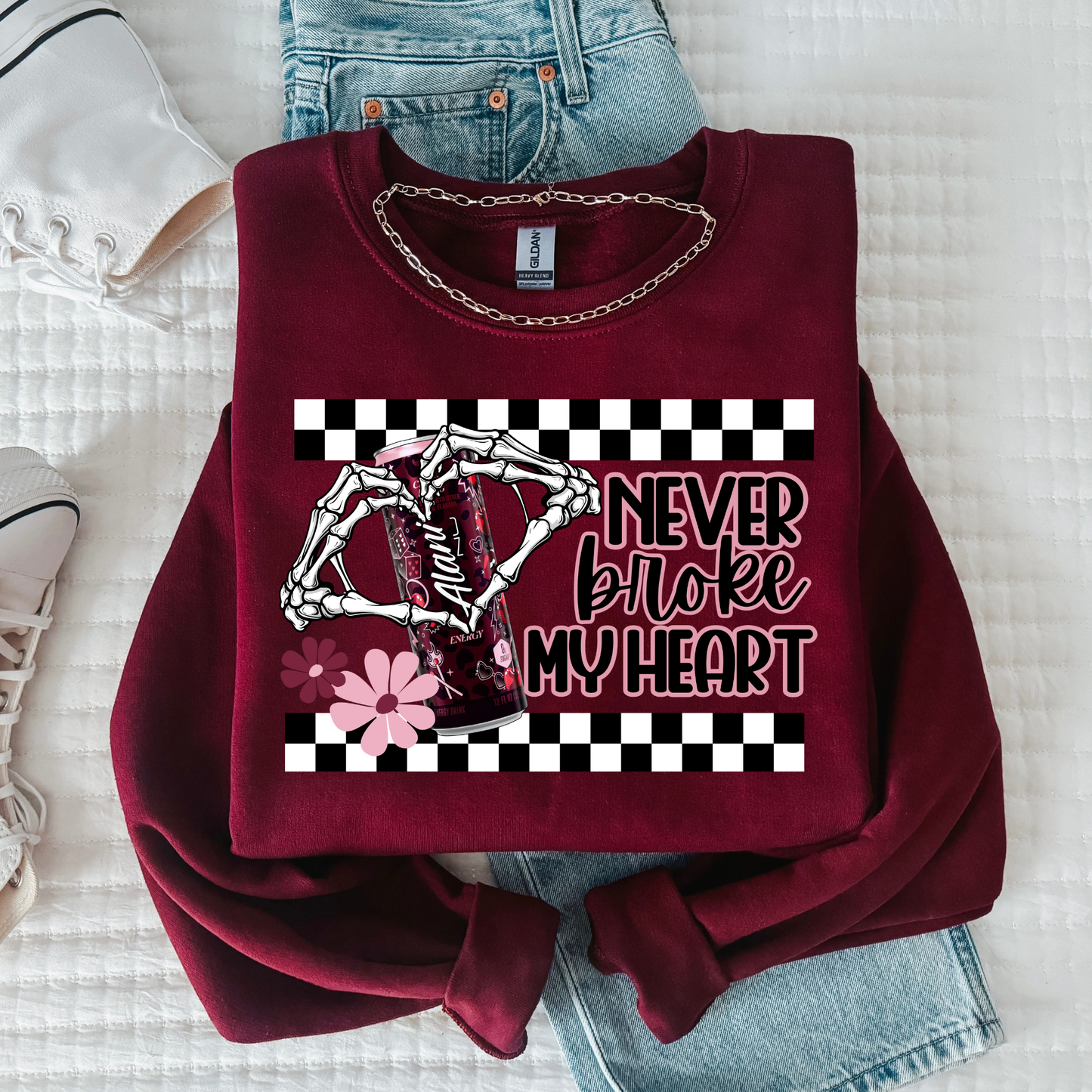 Alani Never Broke My Heart (Cherry Bomb) Full Color DTF Transfer