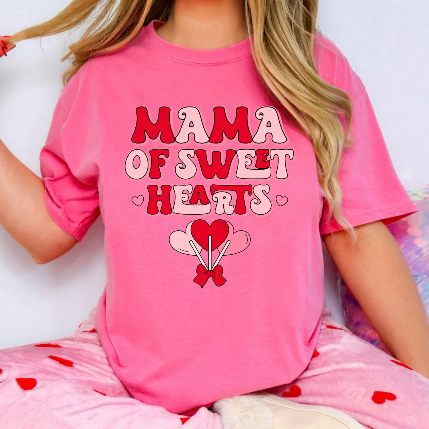Mama of Sweet Hearts Full Color DTF Transfer