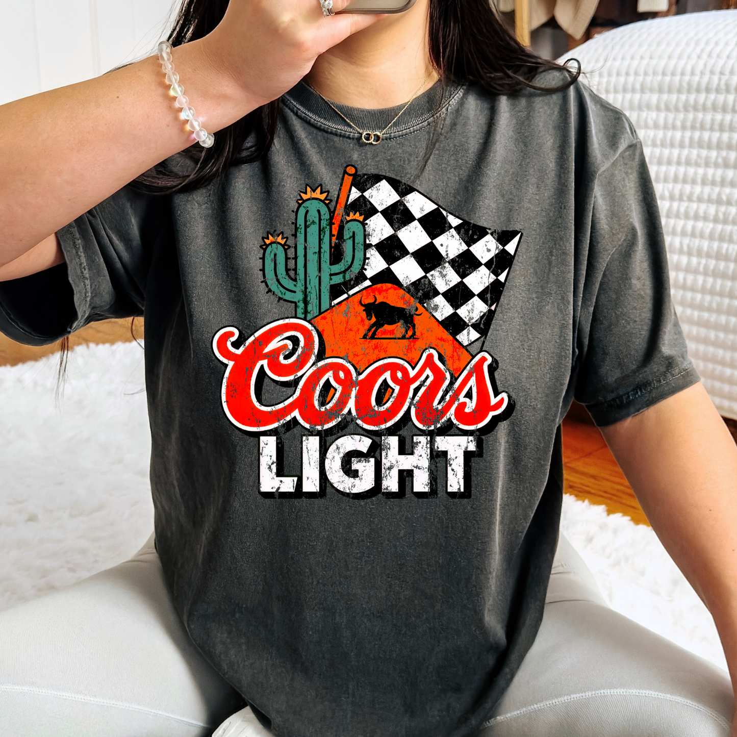 Coors Light Western Full Color DTF Transfer