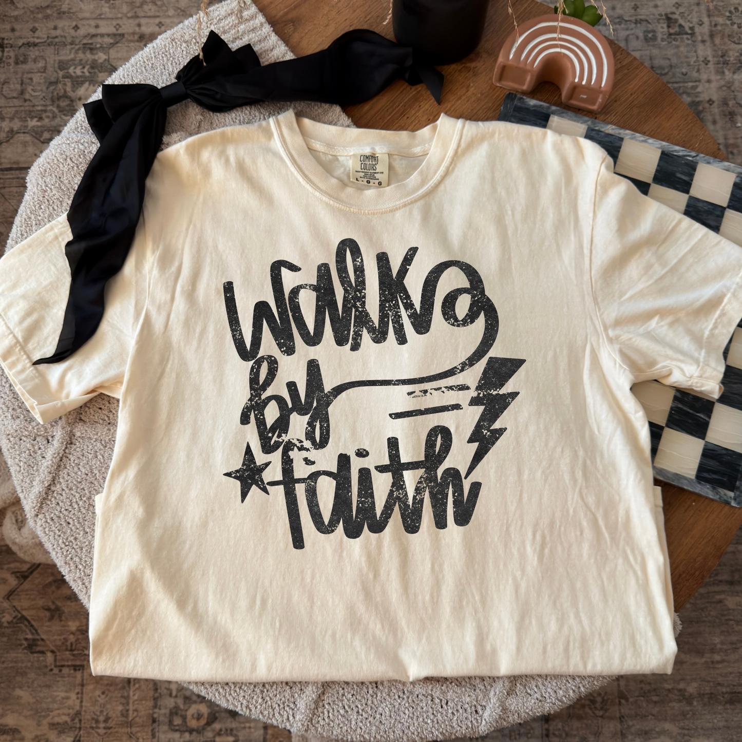 Walk by Faith Full Color DTF Transfer