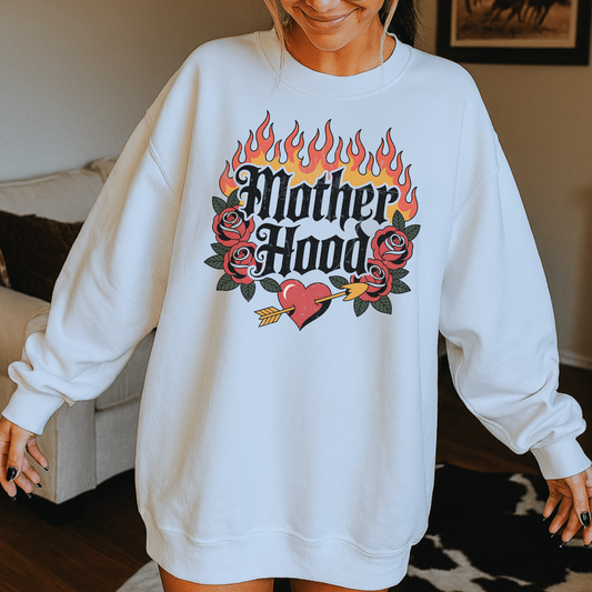 Motherhood (Tattoo Style) Full Color DTF Transfer