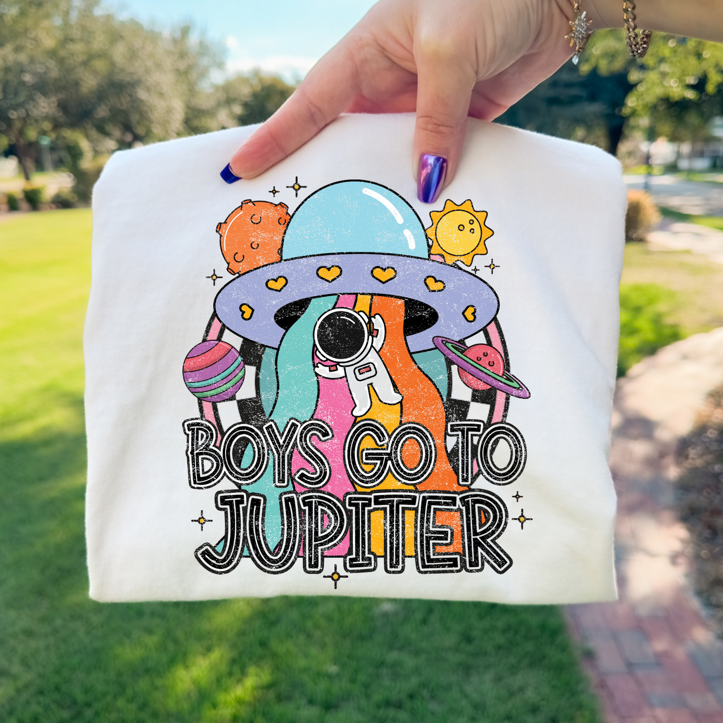 Boys Go To Jupiter Full Color DTF Transfer