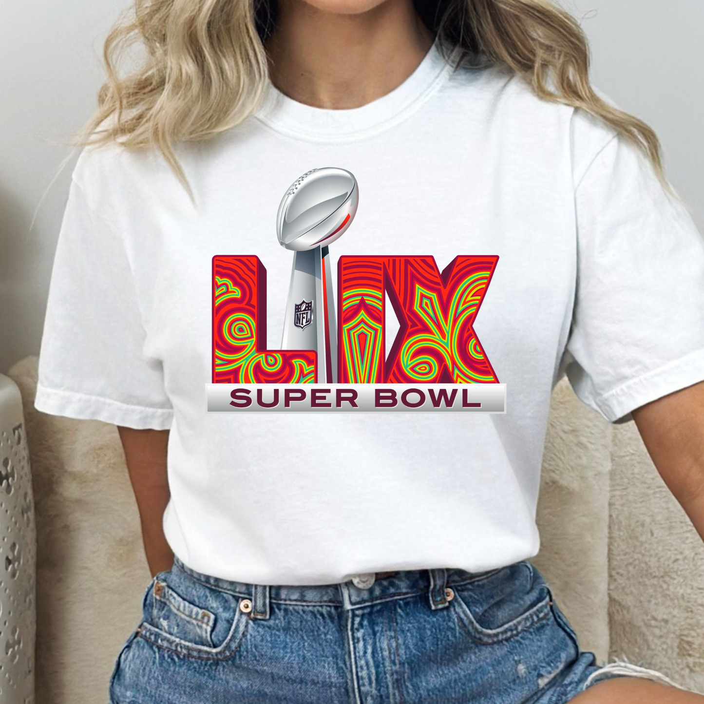 LIX Superbowl Full Color DTF Transfer