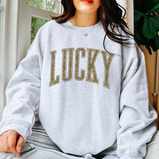 Lucky (Distressed) Full Color DTF Transfer