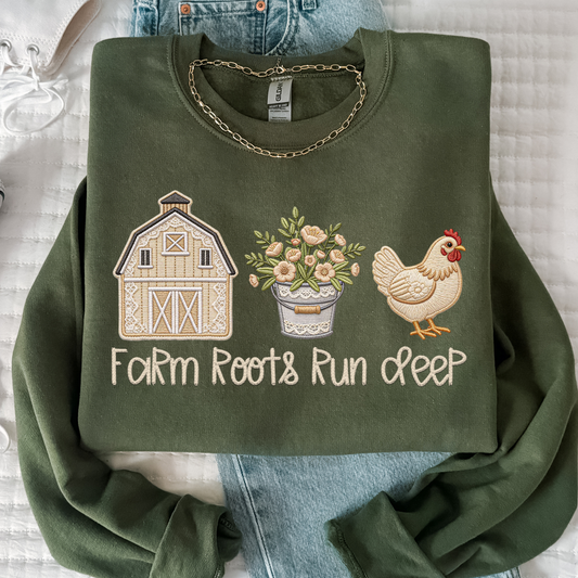 Farm Roots Run Deep Full Color DTF Transfer