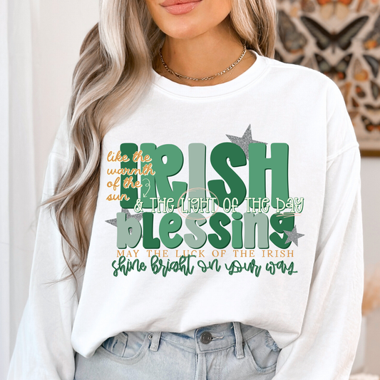 Irish Blessing Full Color DTF Transfer