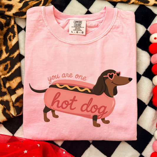 You Are One Hot Dog (Daschund) Full Color DTF Transfer