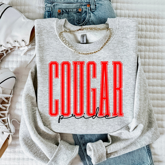 Tall College Script Bottom Alpha Font Full Color DTF Transfer