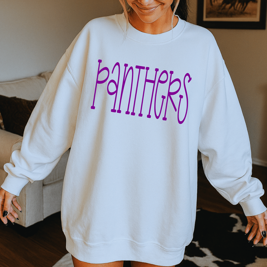 Quirky Alpha Font Full Color DTF Transfer