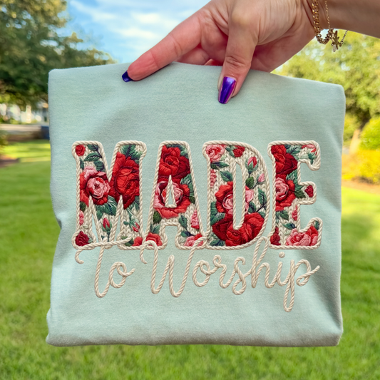 Made To Worship Full Color DTF Transfer