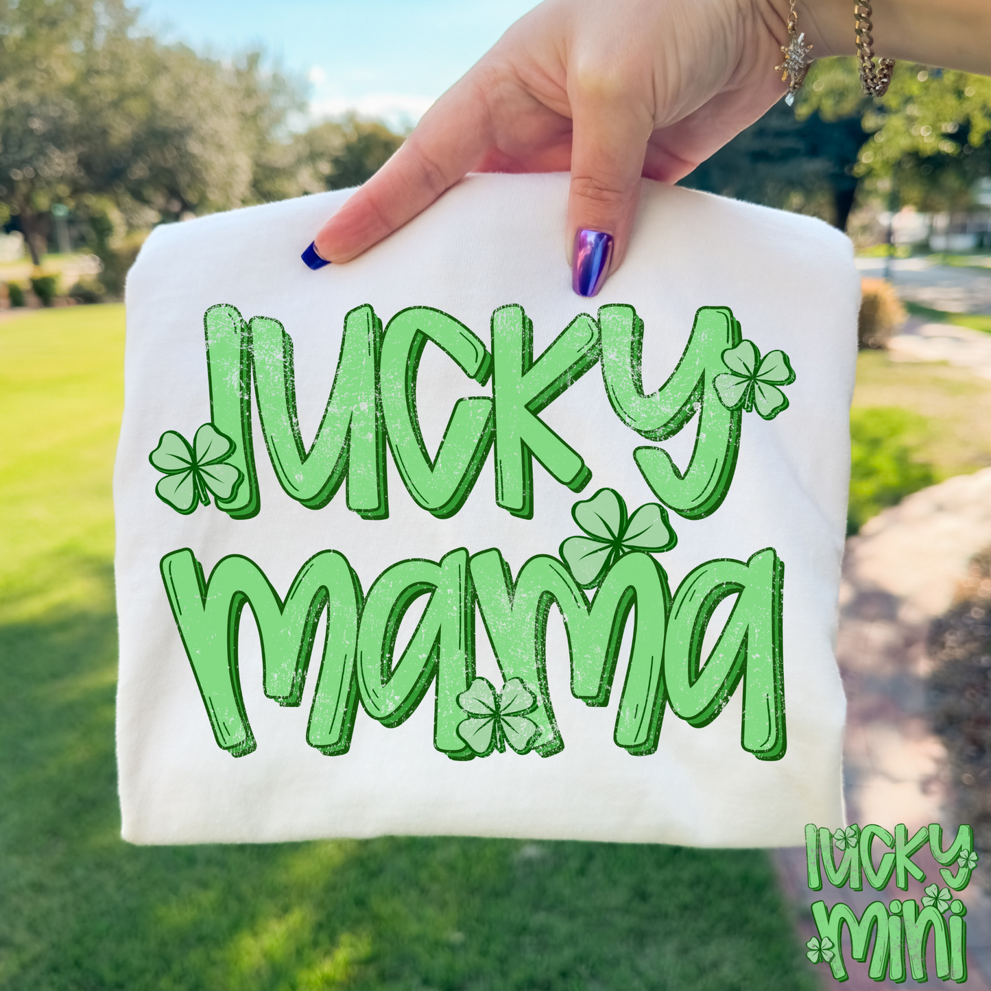 Lucky Mama (Mini Option) Full Color DTF Transfer
