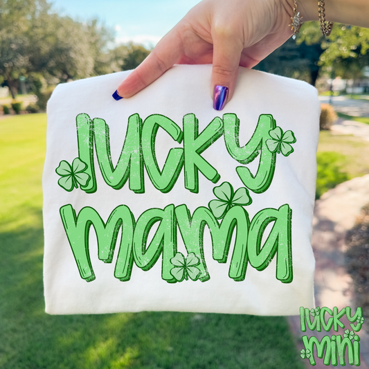 Lucky Mama (Mini Option) Full Color DTF Transfer