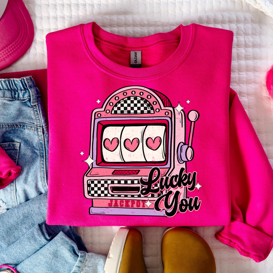 Lucky You (Slot Machine) Full Color DTF Transfer