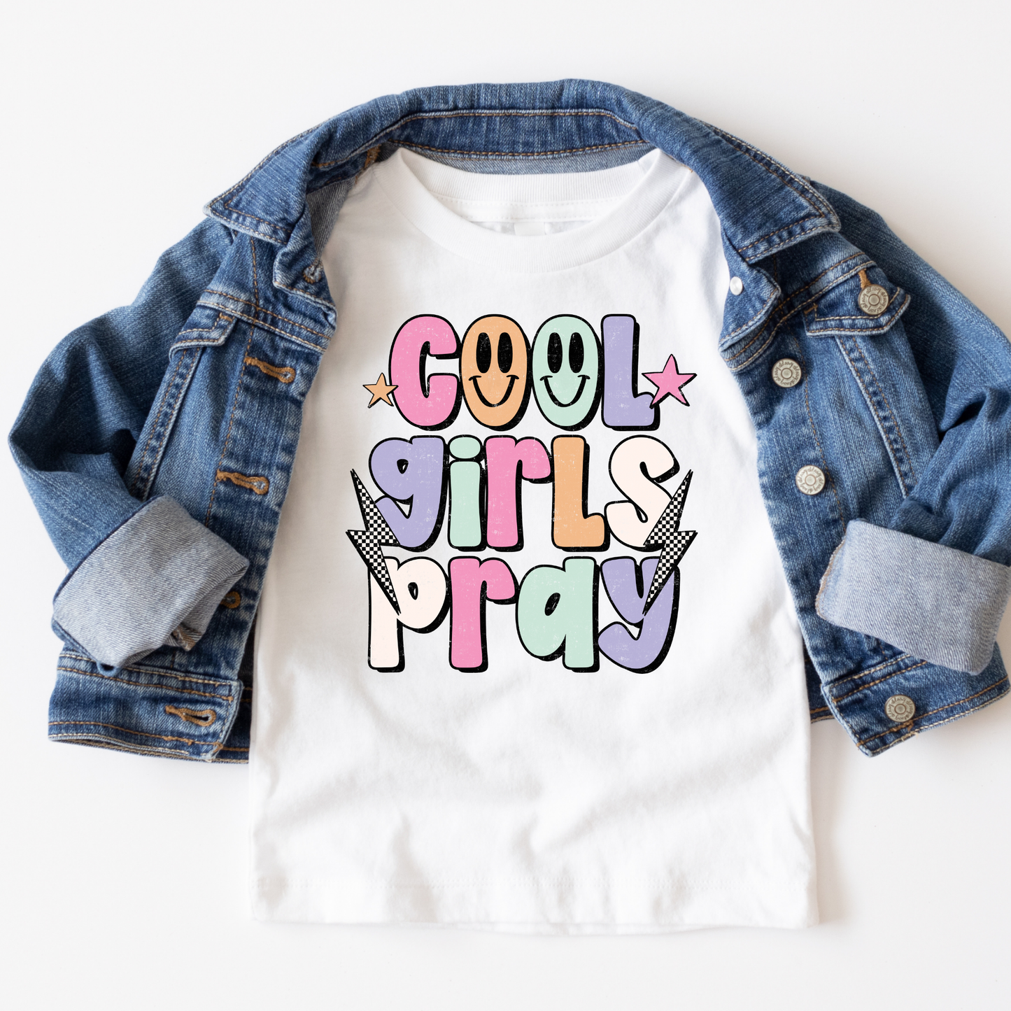 Cool Girls Pray Full Color DTF Transfer