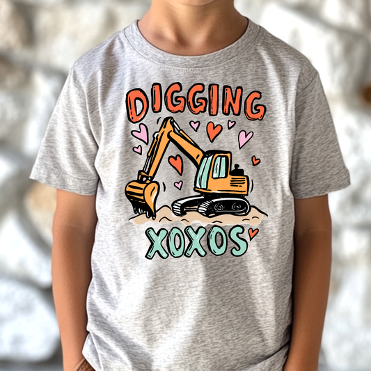 Digging XOXOs Full Color DTF Transfer