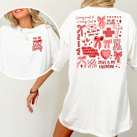Jesus Is My Valentine Full Color DTF Transfer