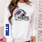 2025 Playoffs (Specific N*L TEAMS) Faux Patch Helmet Full Color DTF Transfer