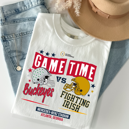 National Championship Norte Damn v Ohio State Buckeyes (2 Design Options) Full Color DTF Transfer