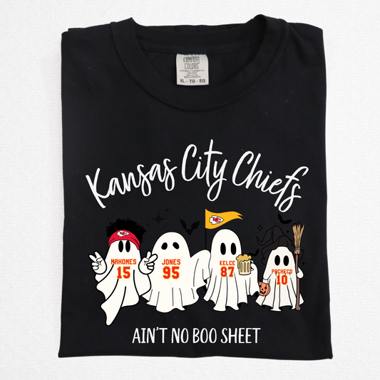 Kansas City Chiefs Aint No Boo Sheet Full Color DTF Transfer