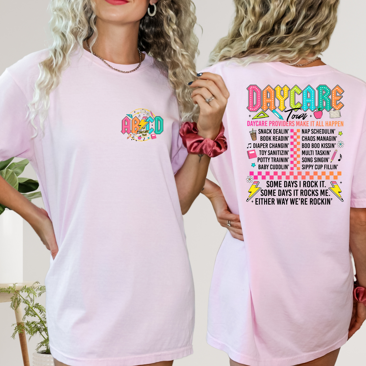 ABCD Daycare Tour Full Color DTF Transfer