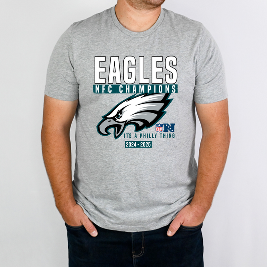 Eagles NFC Champions 2024-2025 Full Color DTF Transfer