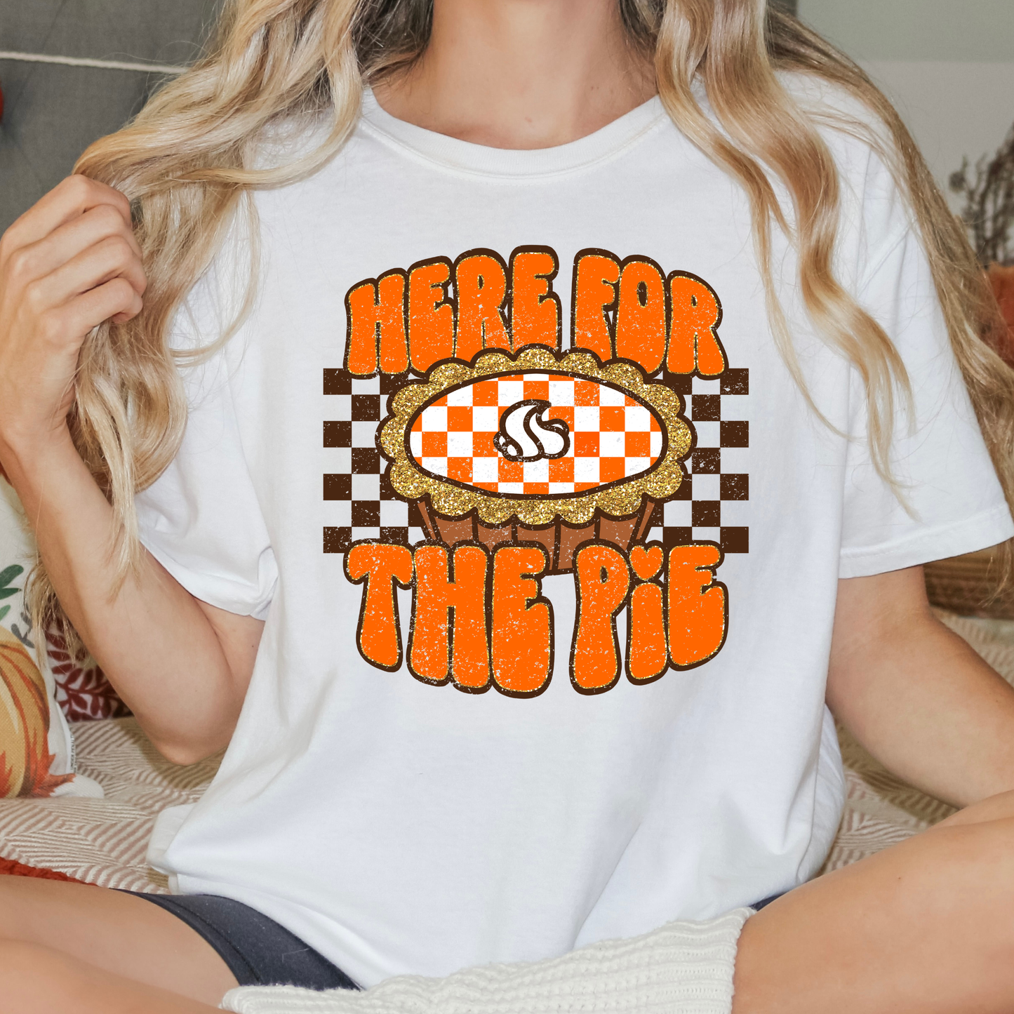 Here For The Pie Full Color DTF Transfer