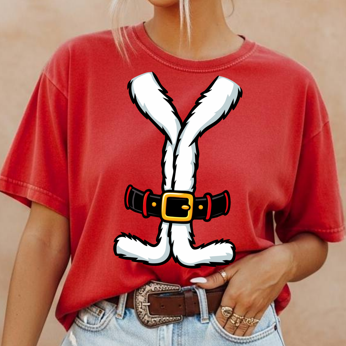 Santa Suit Full Color DTF Transfer