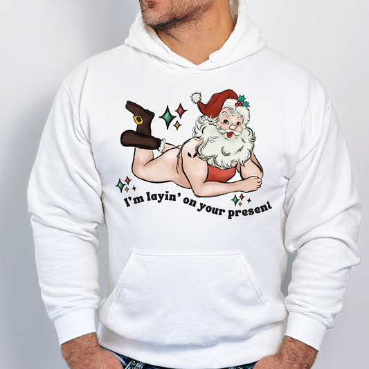 I'm Layin' On Your Present (Santa) Full Color DTF Transfer