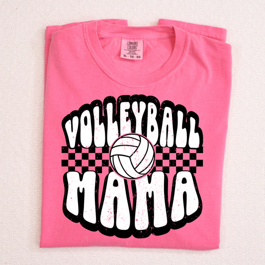 Volleyball Mama (Checkered) Full Color DTF Transfer