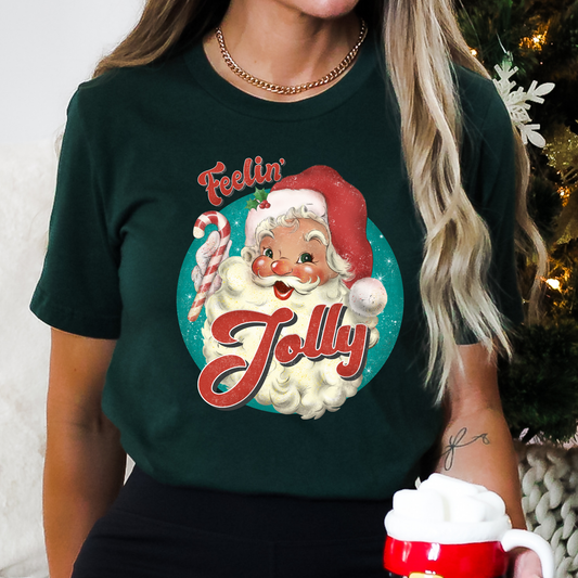 Feelin' Jolly (Santa) Full Color DTF Transfer