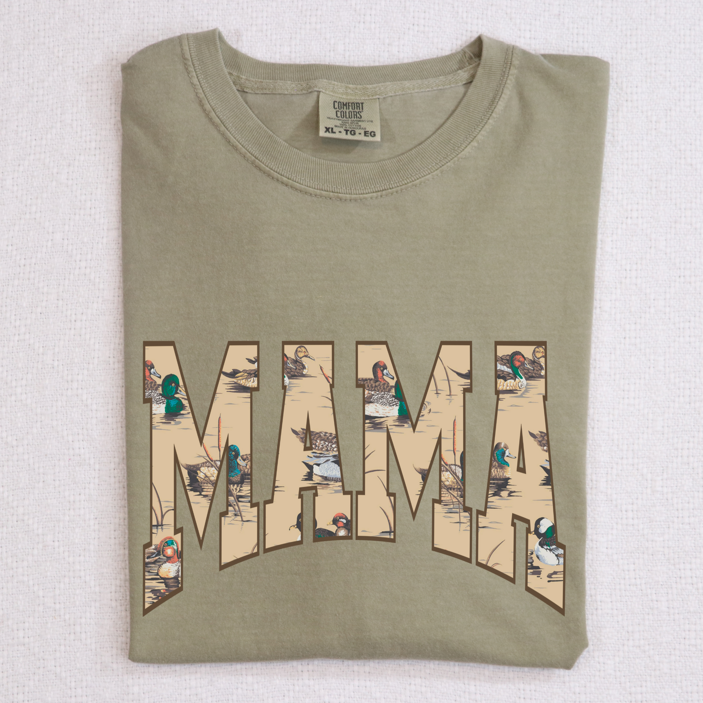 Duck Theme Mama Full Color DTF Transfer