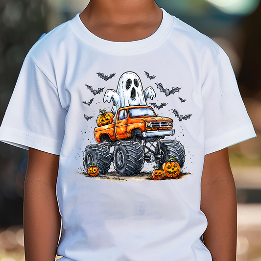 Monster Truck Ghost Full Color DTF Transfer