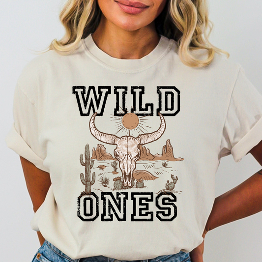 Wild Ones (Skull) Full Color DTF Transfer