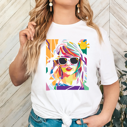 Taylor Swift Mosaic Full Color DTF Transfer