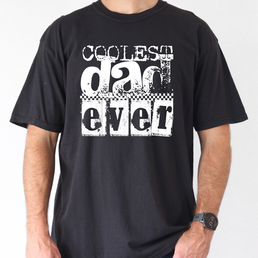 Coolest Dad Ever Full Color DTF Transfer