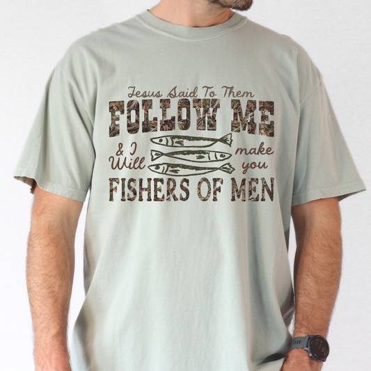 Follow Me & I Will Make You Fishers Of Man Full Color DTF Transfer