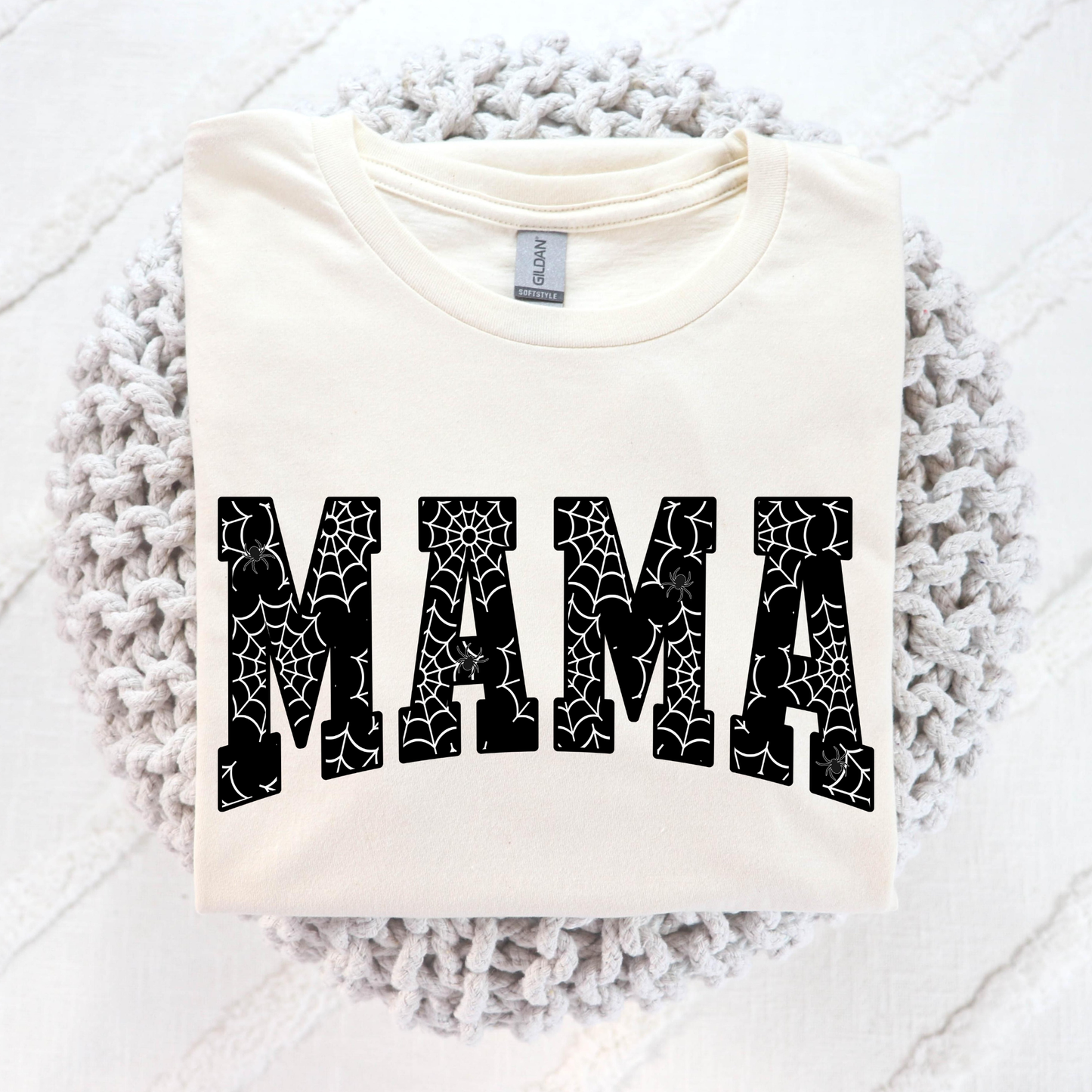 Mama (Black w/Web) Full Color DTF Transfer