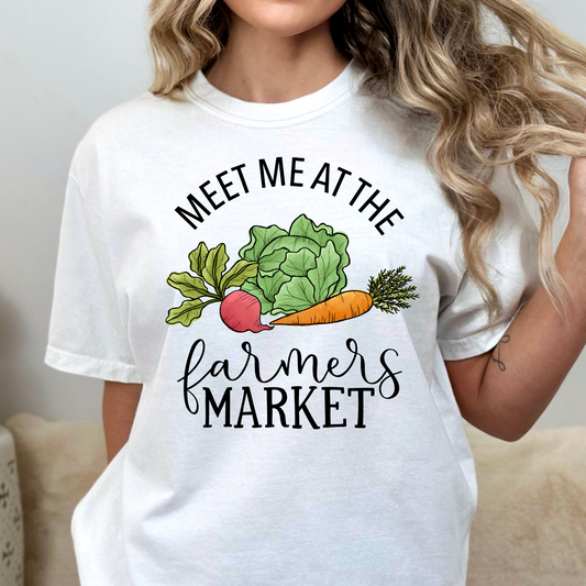 Meet Me At The Farmers Market Full Color DTF Transfer