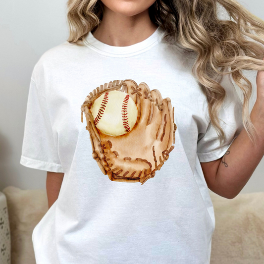 Baseball Glove Full Color DTF Transfer