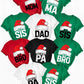 Family Christmas Santa Hat (Multi Options) Full Color DTF Transfer
