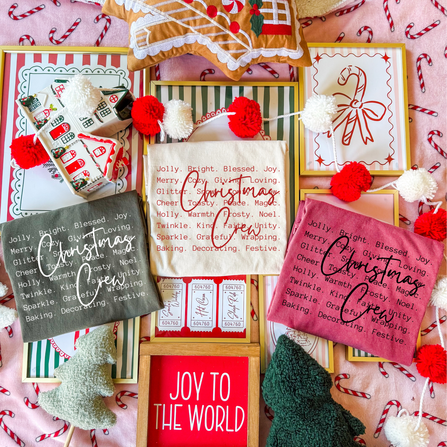 Christmas Crew (Multi Color Options) Full Color DTF Transfer