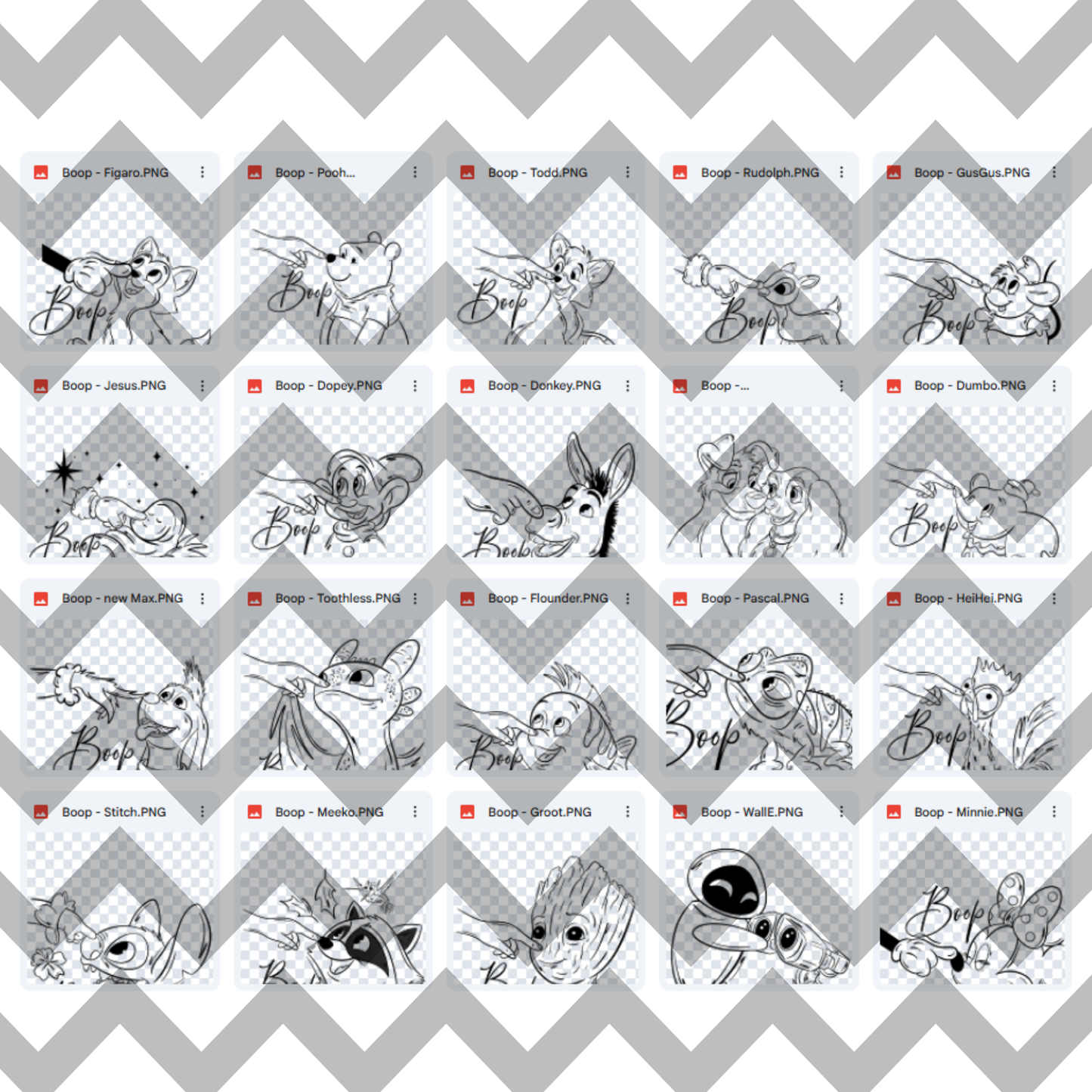 Boop (MULTI OPTIONS) Full Color DTF Transfer