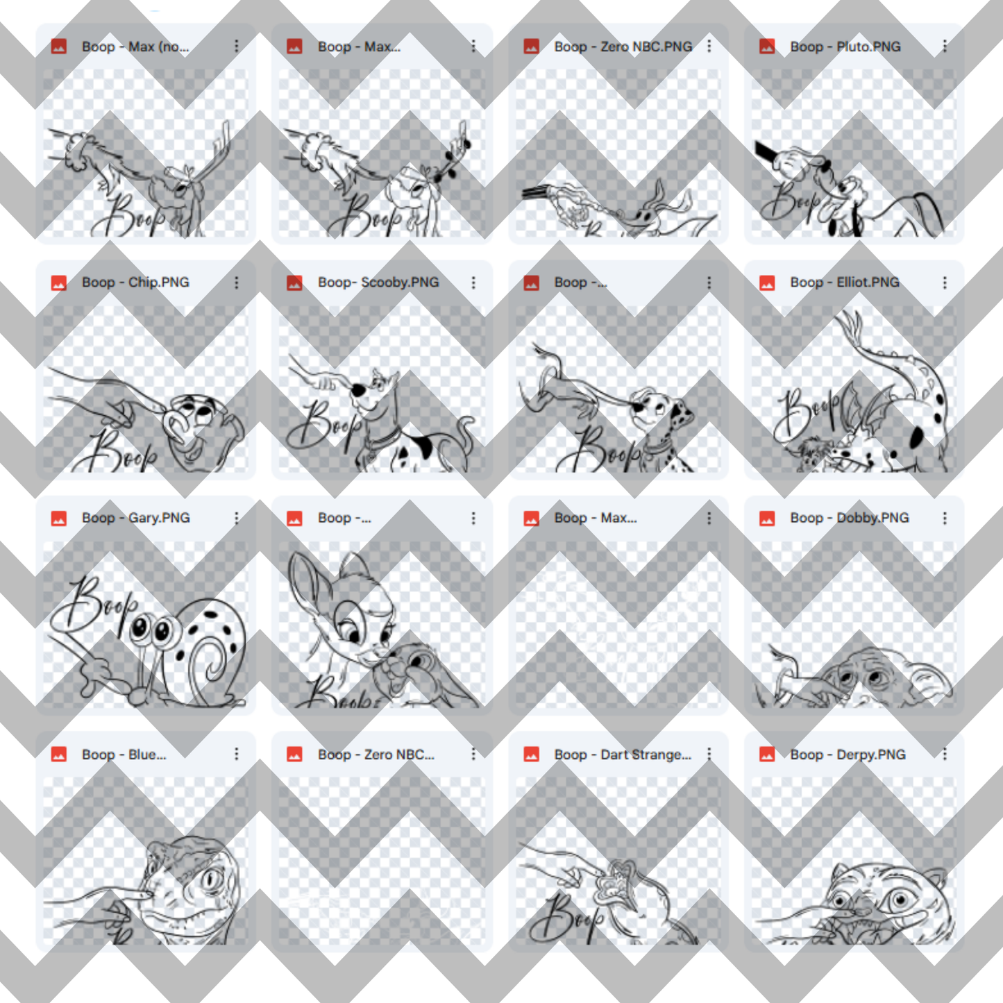 Boop (MULTI OPTIONS) Full Color DTF Transfer