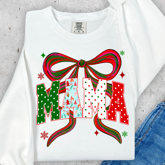 Christmas Mama (MULTI OPTIONS) Full Color DTF Transfer